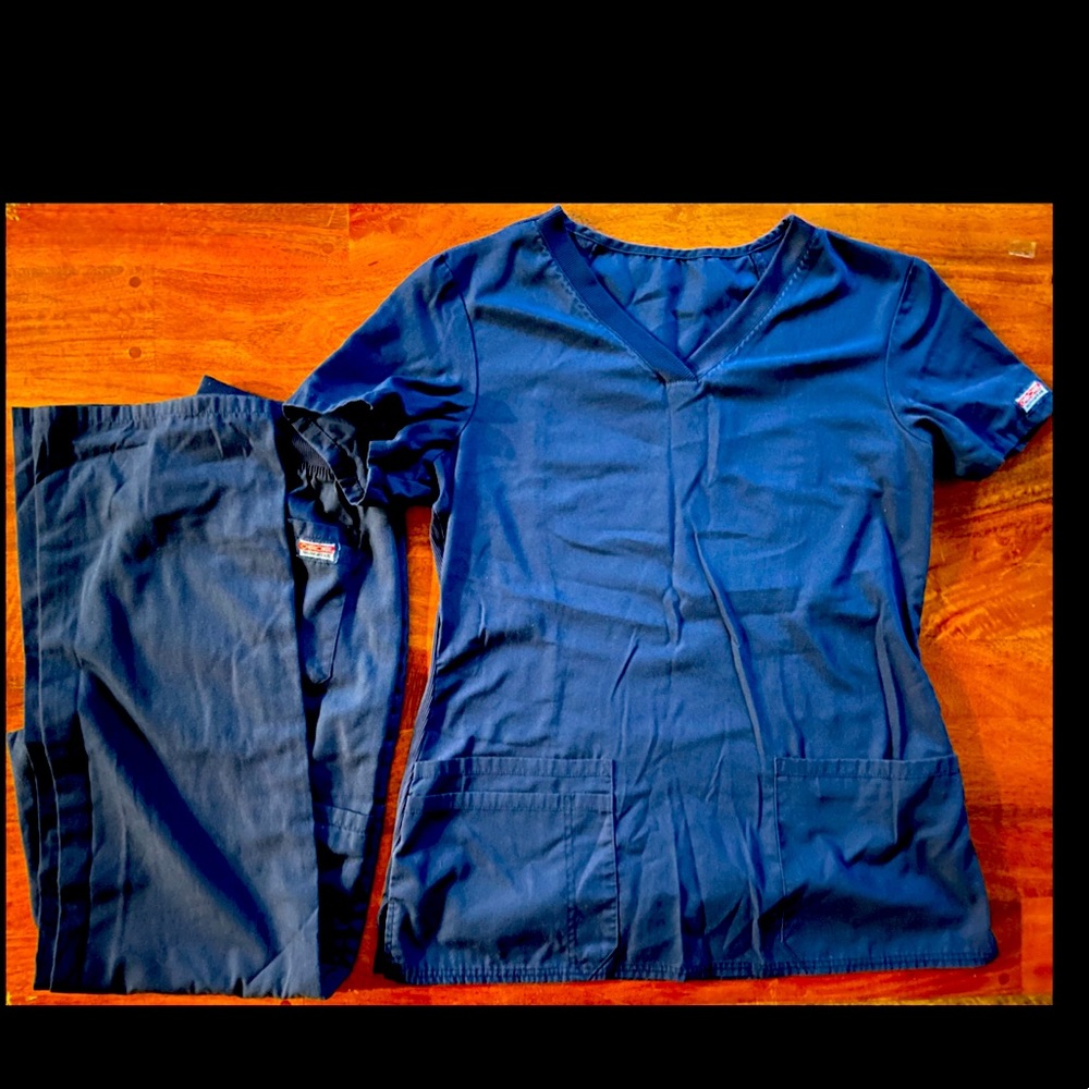 Cherokee Workwear Navy Medium Scrub Set